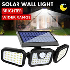 Wide-Angle Upgraded Solar Motion Light