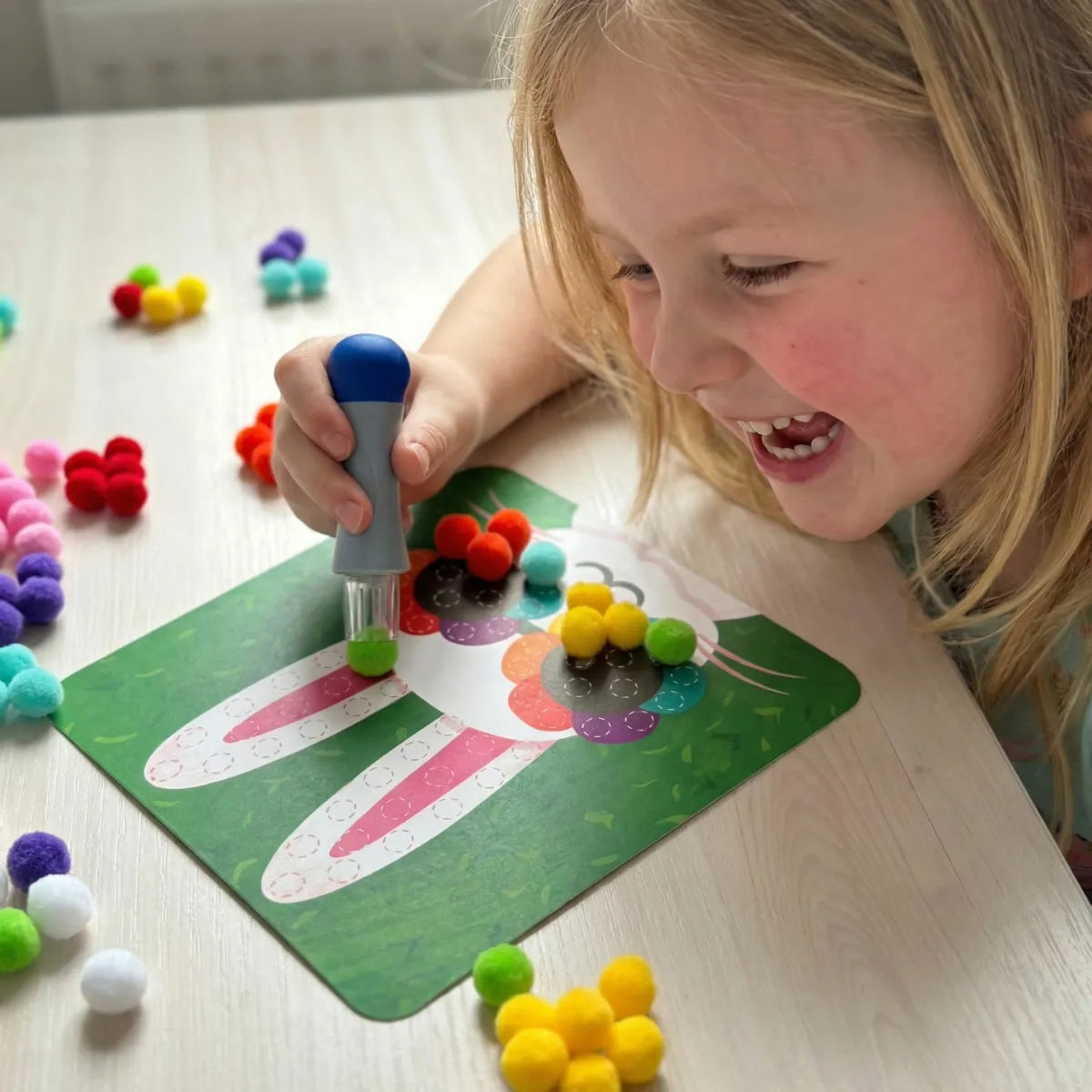 Pom Pom Kit | Sensory creative play with pom poms | for children aged 5+