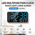 Multifunctional decorative LED digital wall clock