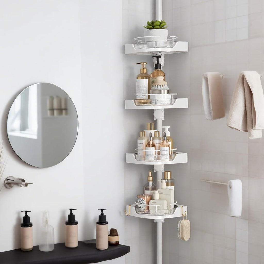 4-Tier 360° Rotating Rustproof Shower Caddy