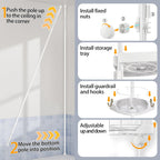 4-Tier 360° Rotating Rustproof Shower Caddy