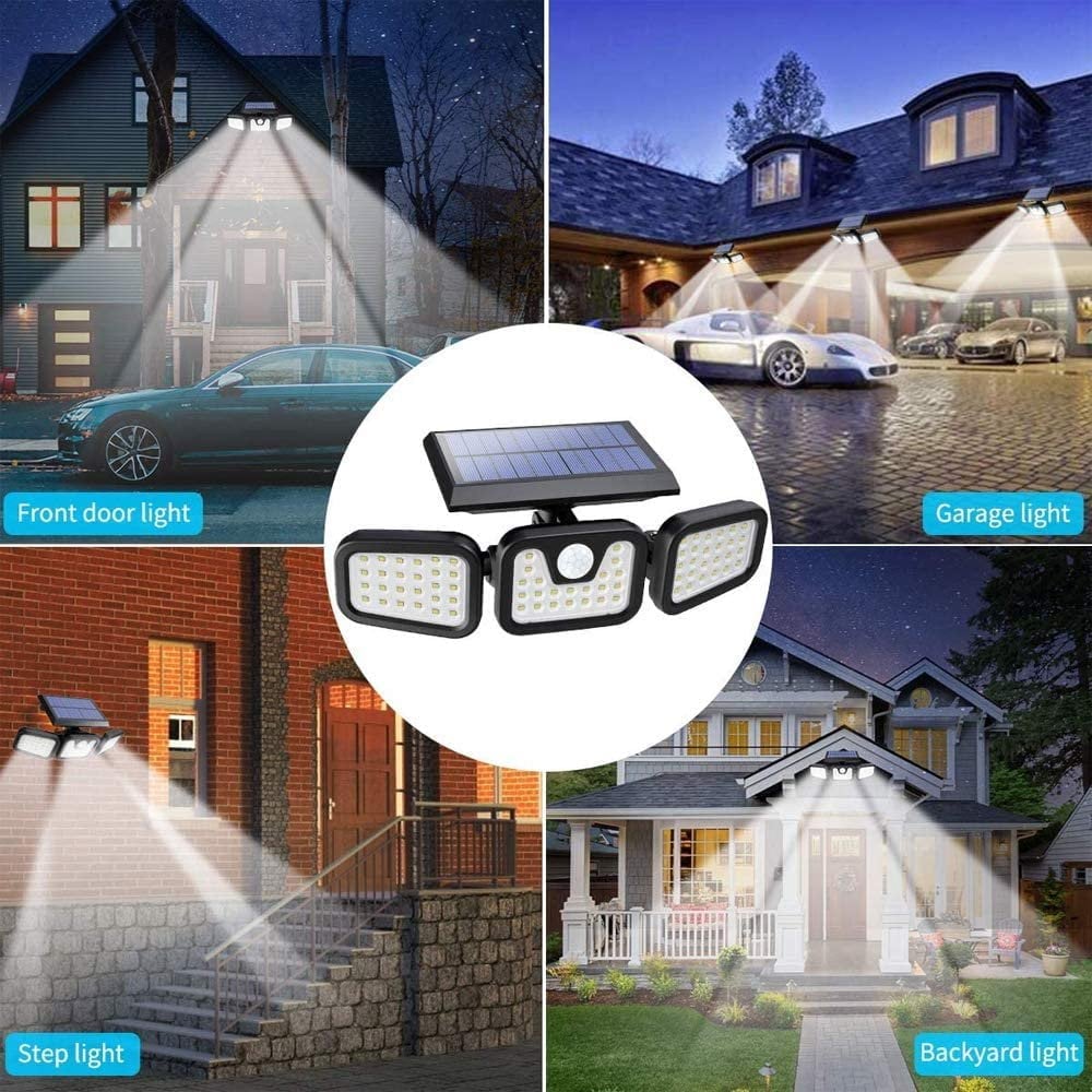 Wide-Angle Upgraded Solar Motion Light