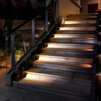 Solar Powered Stair Lights, Waterproof Outdoor Step Lights