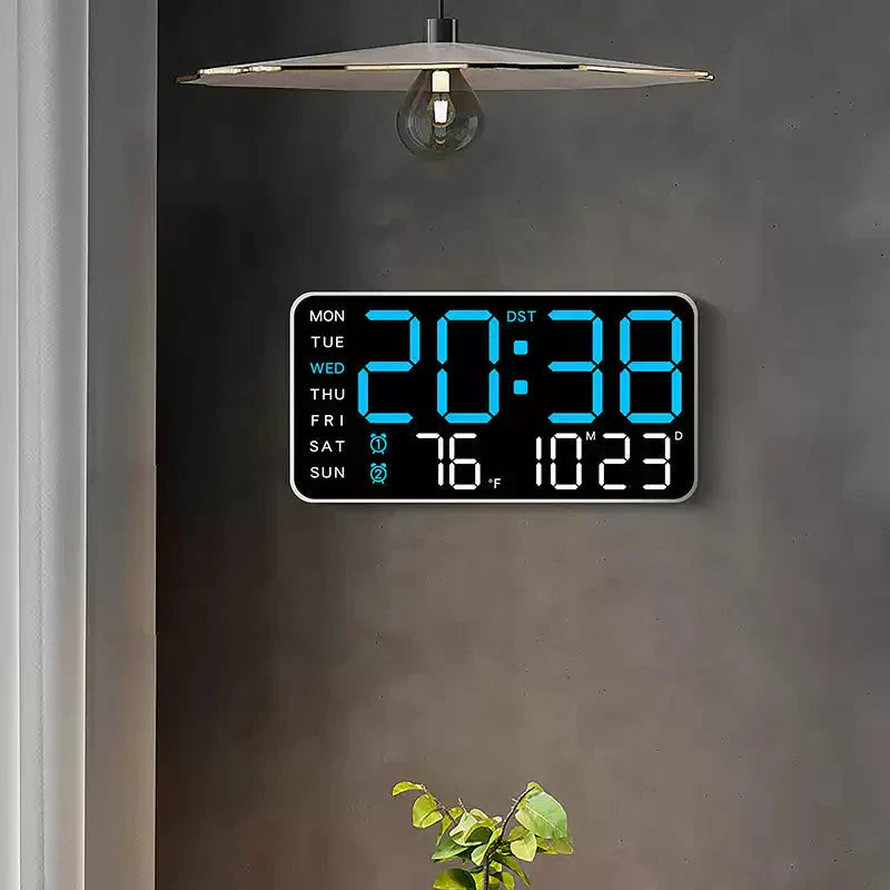 Multifunctional decorative LED digital wall clock