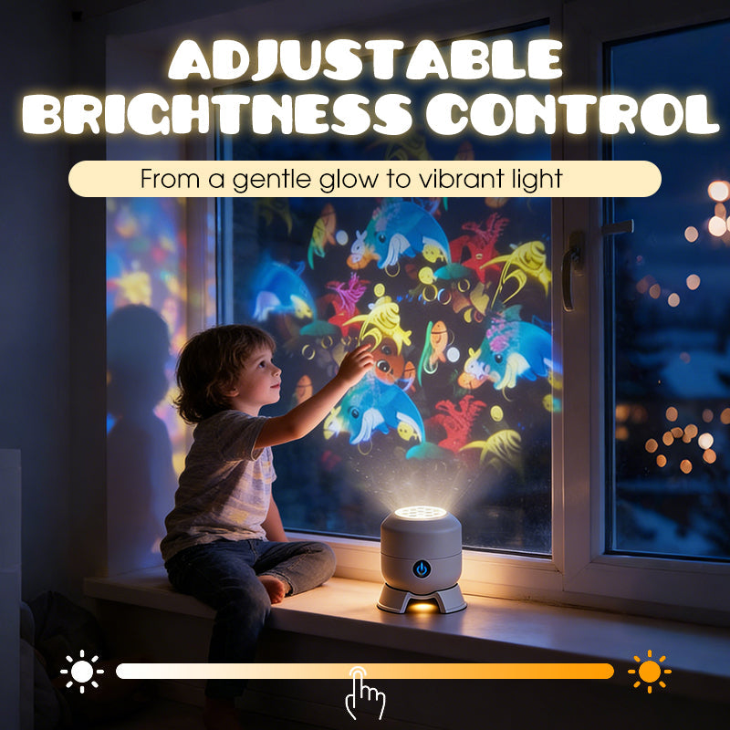 Dynamic Rotating Ocean LED Projector Light